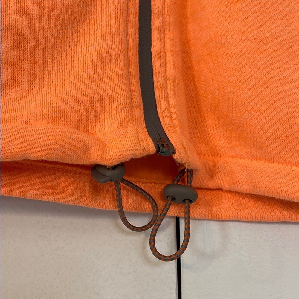 Fox Orange Long Sleeve Zippered Sweatshirt - Picture 3 of 5